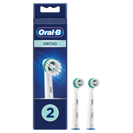 Oral-B Testina Di Ricambio Spazzolino Ortho 2 Pezzi