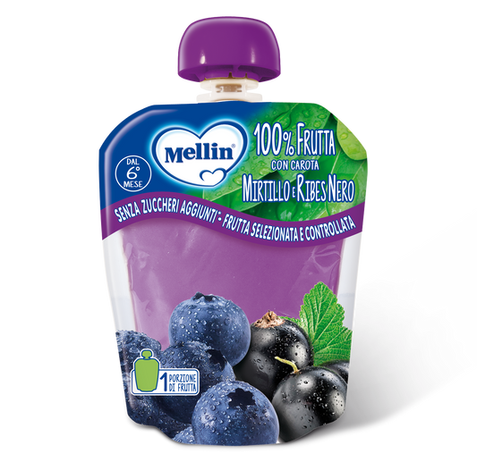 Mellin 100% Mirtillo Ribes 90g
