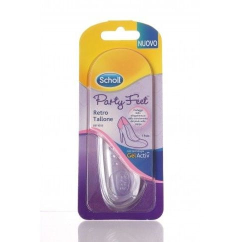 Scholl Party Feet Retro Tallone Fascia in Gel Trasparente