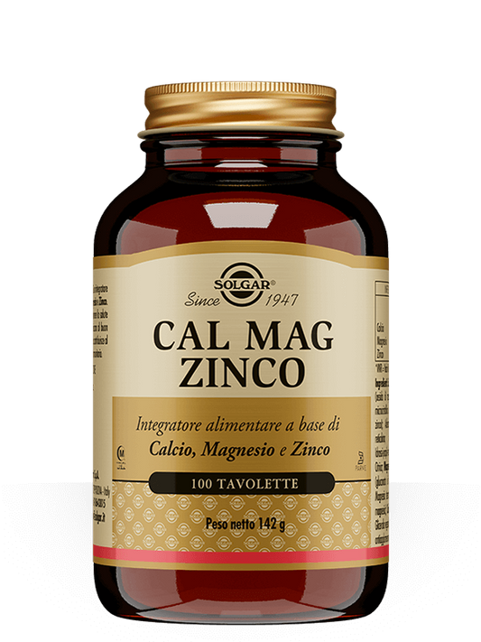 Solgar Cal Mag Zinco 100 tavolette