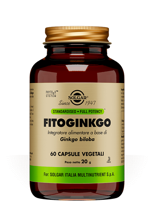 Solgar Fitoginkgo 60 capsule vegetali