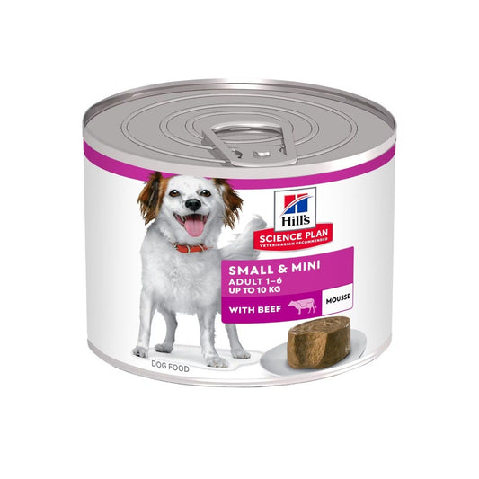 Hill's Science Small&Mini Mousse Adult Alimento Per Cani Con Manzo Scatoletta 200g