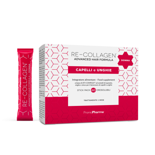 Re-Collagen Advanced Hair Formula Donna Unghie E Capelli 60 Stick