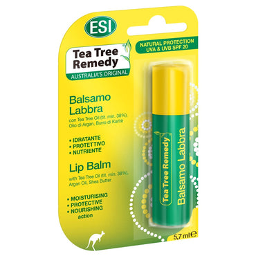Esi Tea Tree Remedy Balsamo Labbra SPF20