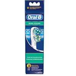 Oral-B Testine di Ricambio Dual Clean 3 pezzi