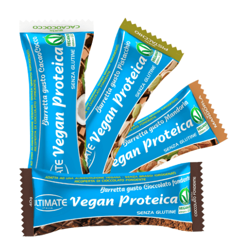 Ultimate Barretta Vegana Proteica Cioccolato Fondente 1 pezzo 40g