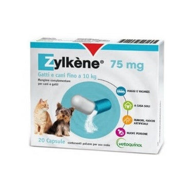 Zylkene Mangime Complementare per Gatti e Cani 75mg 20 Capsule