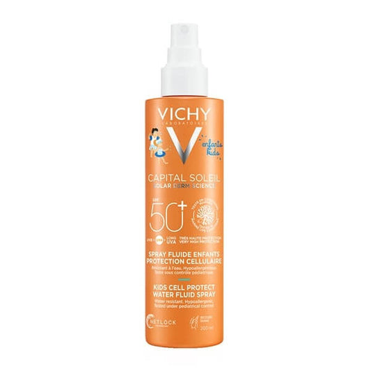 Vichy Capital Soleil Cell Protect Fluido Spray Bambini SPF50+ 200ml