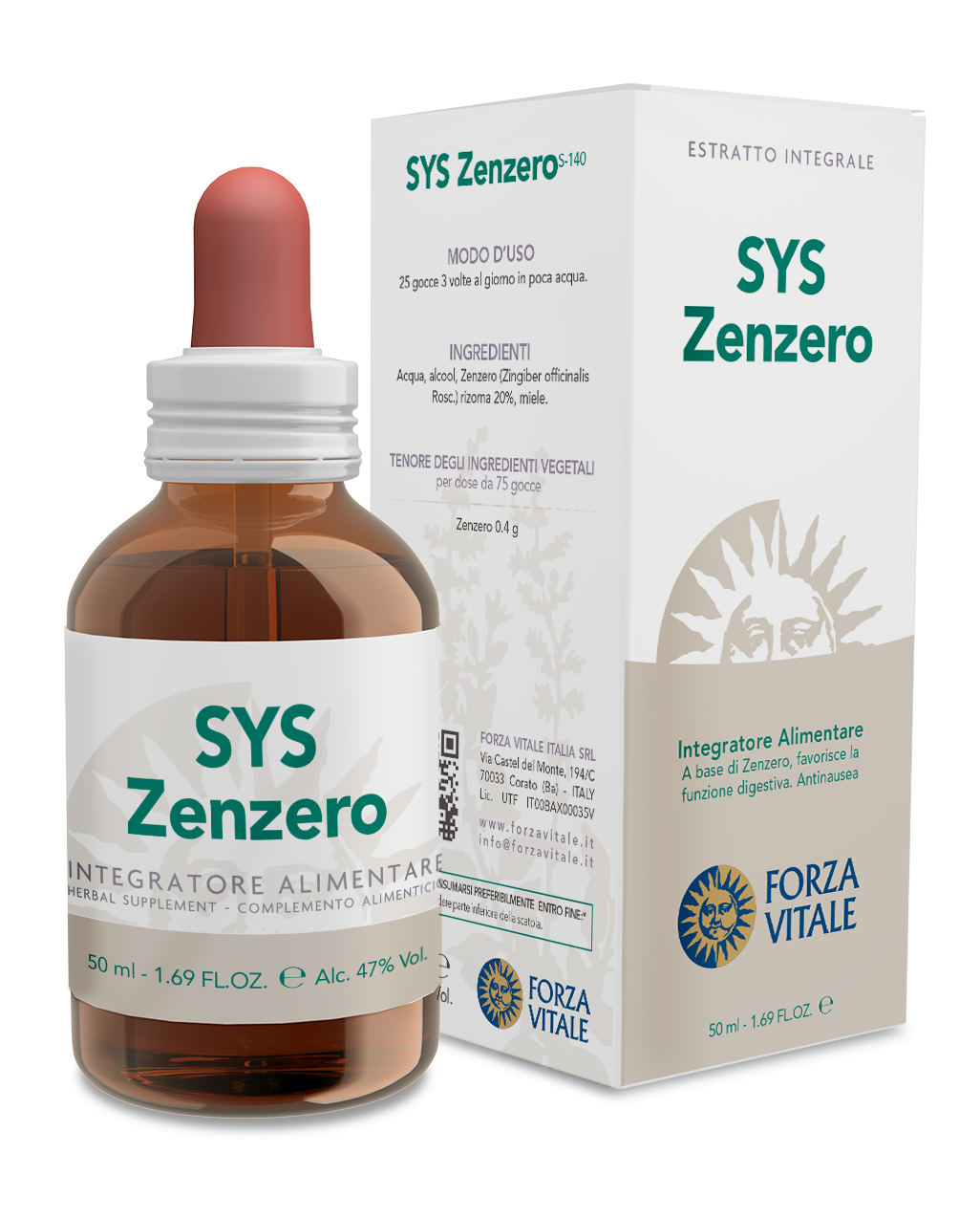 Sys Zenzero Gocce 50ml