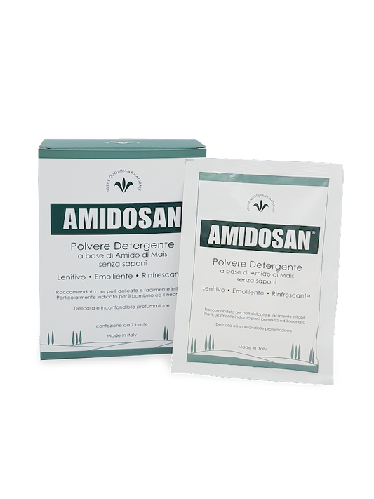 Amidosan Polvere Detergente Lenitiva 7 Bustine Da 40g