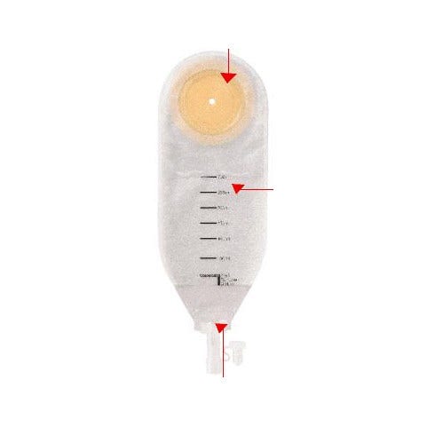 Coloplast Sacca Per Drenaggio Delle Ferite Sterile Capacità Midi 300ml 10 Pezzi