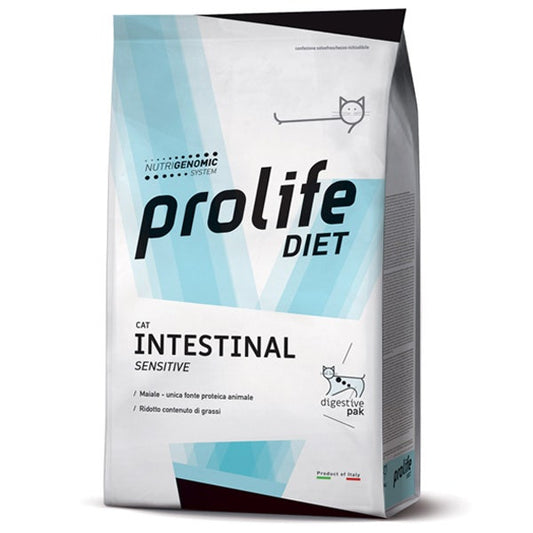 Prolife Cat Diet Intestinal Cibo Secco Per Gatti Adulti Sacco 300g