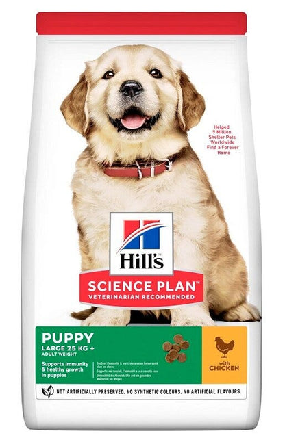 Hill's Science Plan Perfect Digestion Large Breed Puppy Cibo Secco Con Pollo E Riso Integrale Per Cuccioli Taglia Grande Sacco 12kg