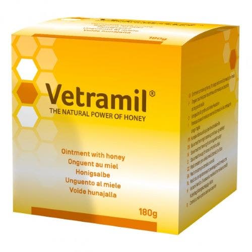 Vetramil Unguento Barattolo Coadiuvante Per Lesioni/Ulcere/Ferite Uso Veterinario 180g