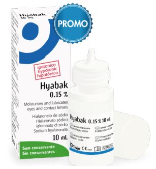 Hyabak Protector Soluzione Oftalmica Sodio Ialuronato 0,15% Flacone 10Ml