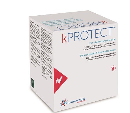 K Protect Mangime Complementare Per Funzionalità Renale Cani/Gatti 120 Compresse Masticabili