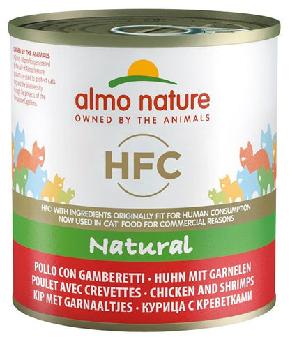 Almo Nature HFC Natural Pollo Con Gamberetti Per Gatti Adulti 280g