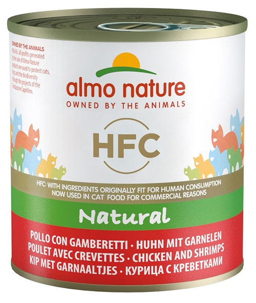 Almo Nature HFC Natural Pollo Con Gamberetti Per Gatti Adulti 280g