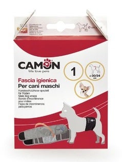 Camon Fascia Igienica per Cani Maschi Blu Taglia 5
