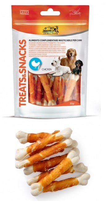 CHICKEN & BONES 80G