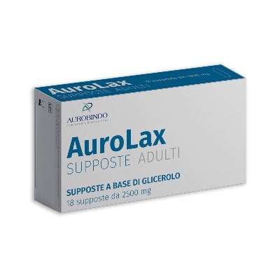 Aurolax Glicerolo Adulti 18 Supposte