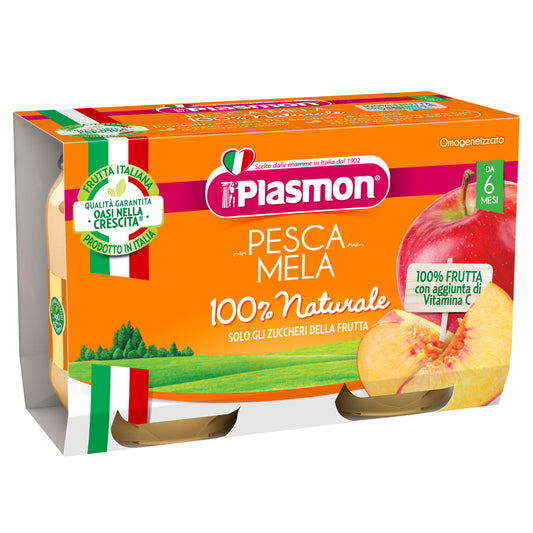 Plasmon Omog Pesca 2x104g