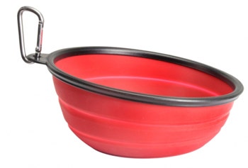 Camon Ciotola Pieghevole Inclinata Silicone Per Cibo Cani/Gatti 1050ml