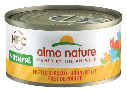 Almo Nature HFC Natural Cibo Umido Filetto Di Pollo Gatti Adulti Bustina 70g