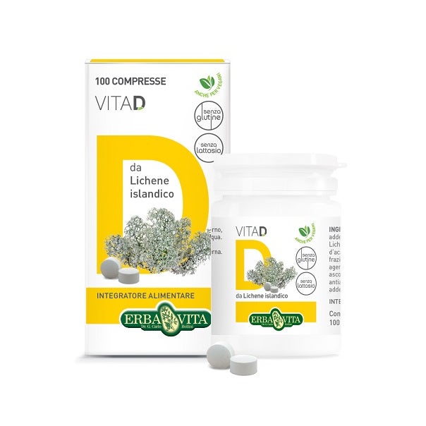 Erba Vita Vita D 100 Compresse Orosolubili 20g