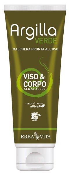 Argilla Verde Maschera Viso E Corpo 250ml