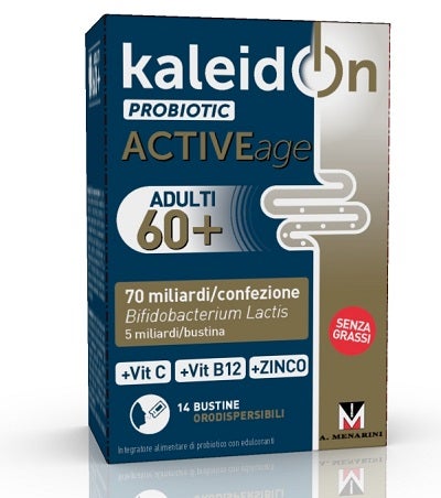 Kaleidon Probiotic Active Age 60+ Adulti 14 Bustine