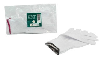 Guanto In Filo Di Cotone Misura 7. Confezione Da 1 Paio