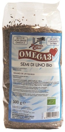 La Finestra Sul Cielo Omega 3 Semi Di Lino Bio 500g