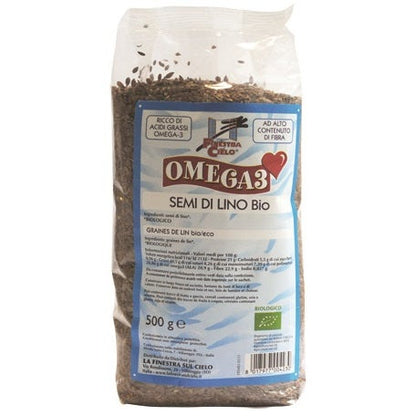 La Finestra Sul Cielo Omega 3 Semi Di Lino Bio 500g