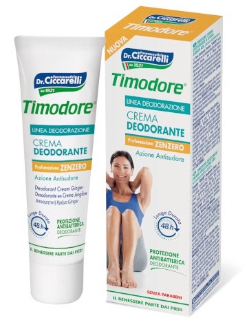 Timodore Crema Deodorante Zenzero 48 Ore  50ml