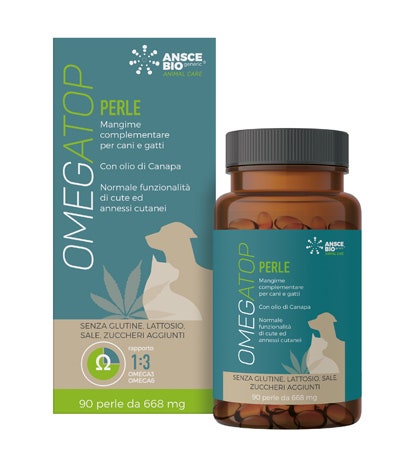 Omegatop Mangime Complementare Per Cani E Gatti 90 Perle Softgel