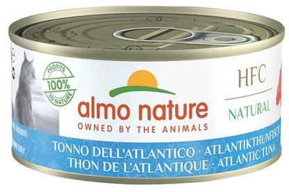Almo Nature HFC Natural Cibo Umido Tonno Dell'Atlantico Per Gatti Adulti Scatoletta 150g
