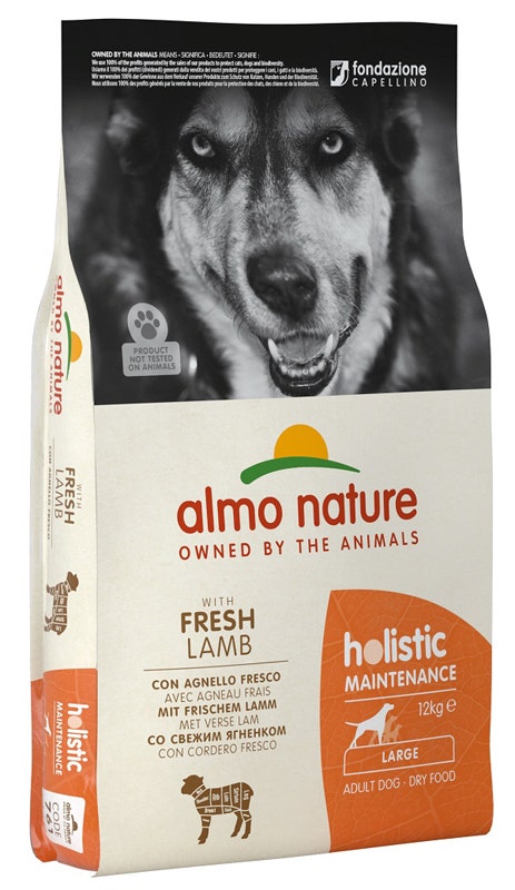 Almo Nature Holistic Maintenance Crocchette Agnello Cani Adulti Taglia Grande Sacco 12kg