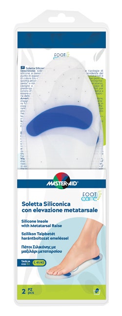Master Aid Soletta Siliconica 2 Pezzi Large 41/42