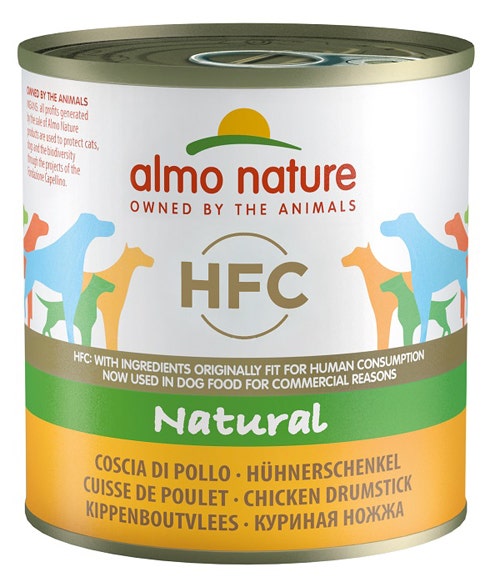 Almo Nature Cibo Umido Coscia Di Pollo Per Cani Adulti Scatoletta 280g
