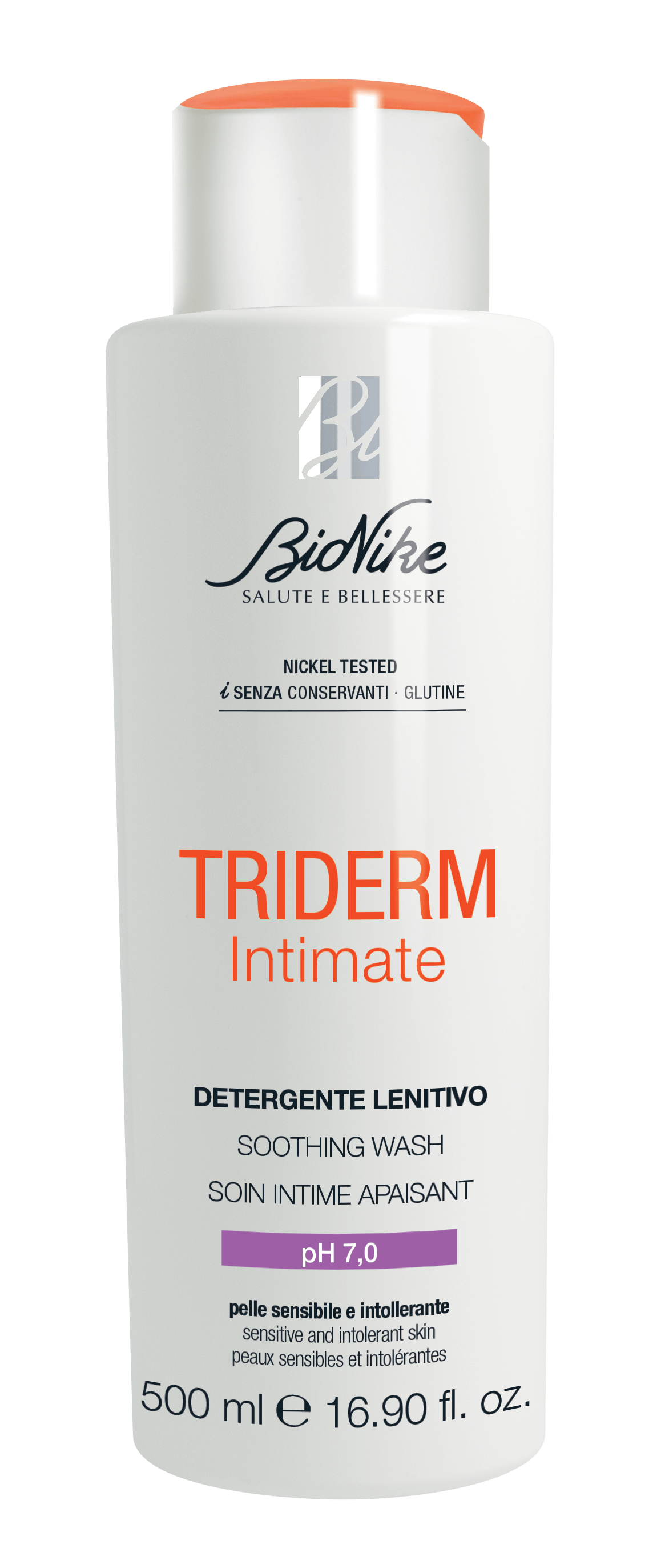 Bionike Triderm Intimate Detergente Lenitivo pH7 500ml