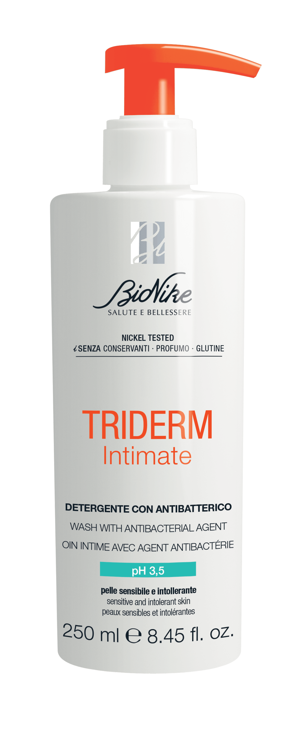 Bionike Triderm Intimate Detergente con Antibatterico pH3,5 250ml