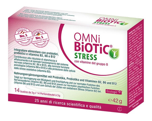 Omni Biotic Stress Vitamine Gruppo B 14 Bustine Da 3g