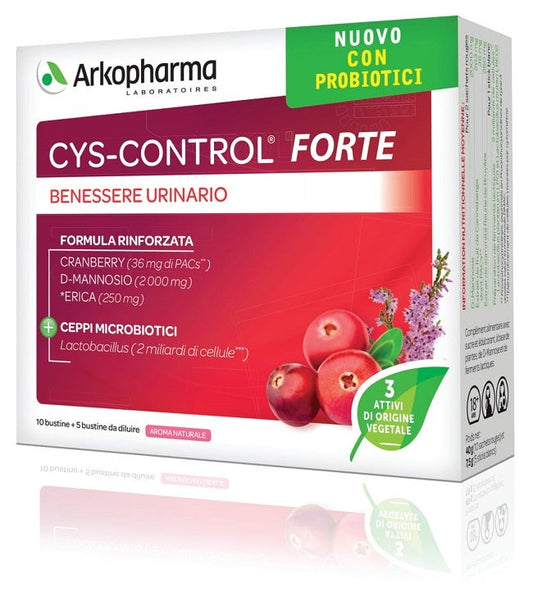 Arkopharma Cys Control Forte Probiotici 15 Bustine