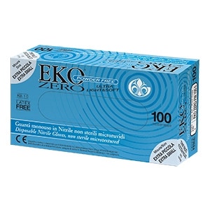 Guanto Nitrile Superficie Microruvida No Talco XL 100 Pezzi