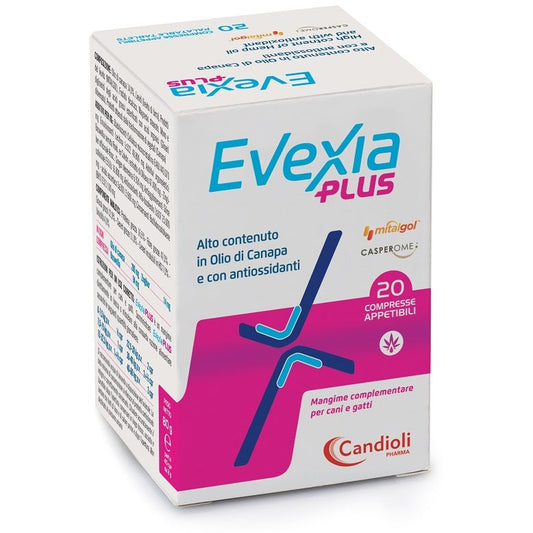Evexia Plus Barattolo Mangime Complementare Cani/Gatti 20 Compresse