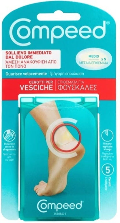 Compeed Cerotti Vesciche Medio 5 Pezzi