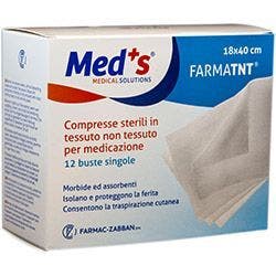 Compressa Meds In Tessuto Non Tessuto 18X40Cm 12 Pezzi