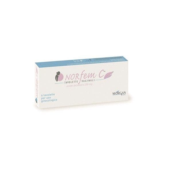 Norfem C 6 Tavolette Vaginali 250Mg