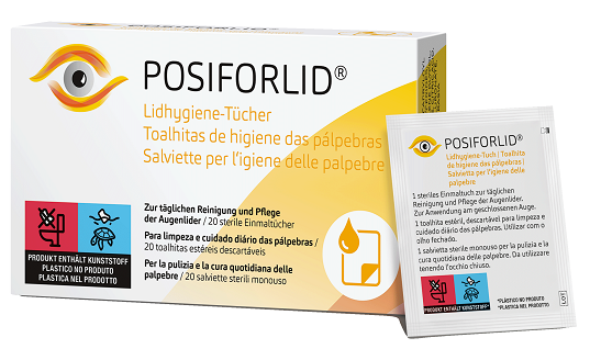 Posiforlid Salviette Palpebre 20 Pezzi